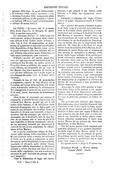 Annali della giurisprudenza italiana raccolta generale delle decisioni delle Corti di cassazione e d'appello in materia civile, criminale, commerciale, di diritto pubblico e amministrativo, e di procedura civile e penale