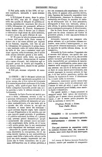 Annali della giurisprudenza italiana raccolta generale delle decisioni delle Corti di cassazione e d'appello in materia civile, criminale, commerciale, di diritto pubblico e amministrativo, e di procedura civile e penale