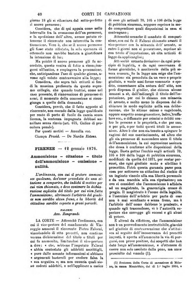 Annali della giurisprudenza italiana raccolta generale delle decisioni delle Corti di cassazione e d'appello in materia civile, criminale, commerciale, di diritto pubblico e amministrativo, e di procedura civile e penale