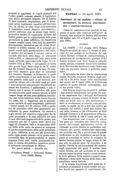 Annali della giurisprudenza italiana raccolta generale delle decisioni delle Corti di cassazione e d'appello in materia civile, criminale, commerciale, di diritto pubblico e amministrativo, e di procedura civile e penale