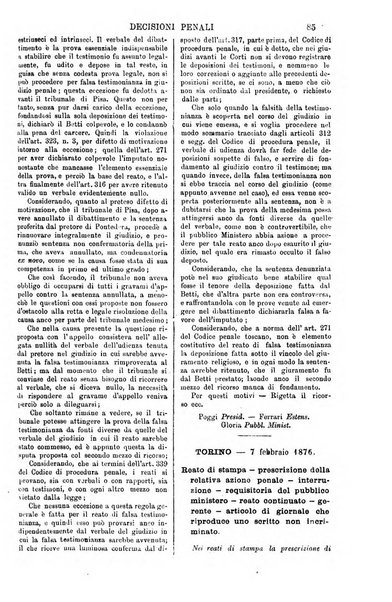 Annali della giurisprudenza italiana raccolta generale delle decisioni delle Corti di cassazione e d'appello in materia civile, criminale, commerciale, di diritto pubblico e amministrativo, e di procedura civile e penale