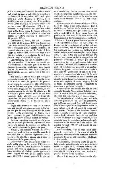 Annali della giurisprudenza italiana raccolta generale delle decisioni delle Corti di cassazione e d'appello in materia civile, criminale, commerciale, di diritto pubblico e amministrativo, e di procedura civile e penale