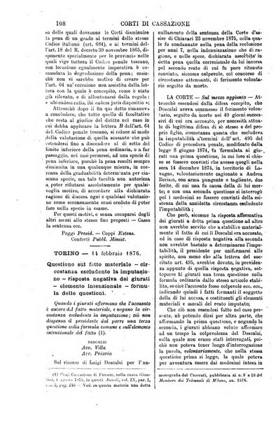 Annali della giurisprudenza italiana raccolta generale delle decisioni delle Corti di cassazione e d'appello in materia civile, criminale, commerciale, di diritto pubblico e amministrativo, e di procedura civile e penale