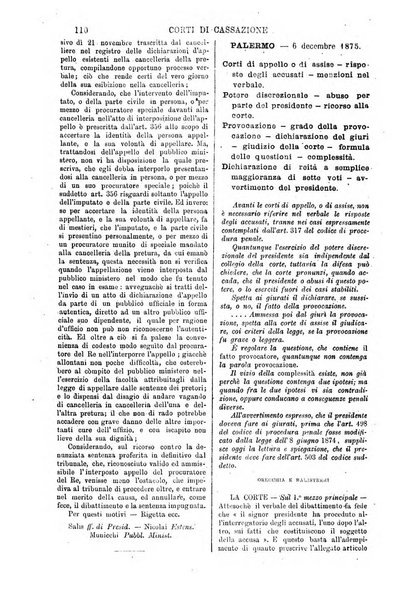 Annali della giurisprudenza italiana raccolta generale delle decisioni delle Corti di cassazione e d'appello in materia civile, criminale, commerciale, di diritto pubblico e amministrativo, e di procedura civile e penale