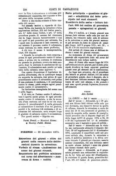 Annali della giurisprudenza italiana raccolta generale delle decisioni delle Corti di cassazione e d'appello in materia civile, criminale, commerciale, di diritto pubblico e amministrativo, e di procedura civile e penale