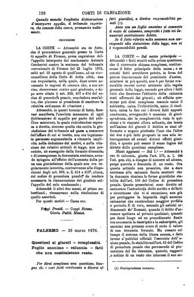 Annali della giurisprudenza italiana raccolta generale delle decisioni delle Corti di cassazione e d'appello in materia civile, criminale, commerciale, di diritto pubblico e amministrativo, e di procedura civile e penale