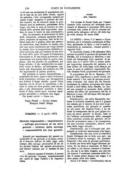 Annali della giurisprudenza italiana raccolta generale delle decisioni delle Corti di cassazione e d'appello in materia civile, criminale, commerciale, di diritto pubblico e amministrativo, e di procedura civile e penale