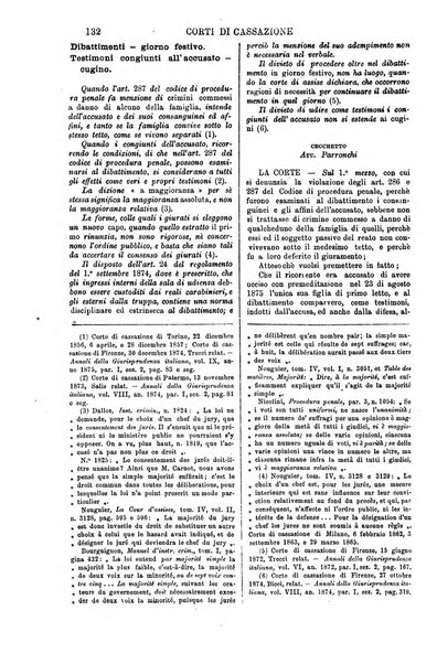 Annali della giurisprudenza italiana raccolta generale delle decisioni delle Corti di cassazione e d'appello in materia civile, criminale, commerciale, di diritto pubblico e amministrativo, e di procedura civile e penale