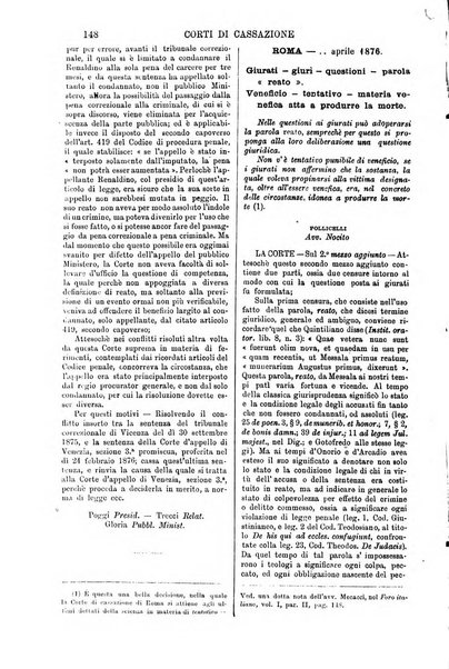 Annali della giurisprudenza italiana raccolta generale delle decisioni delle Corti di cassazione e d'appello in materia civile, criminale, commerciale, di diritto pubblico e amministrativo, e di procedura civile e penale