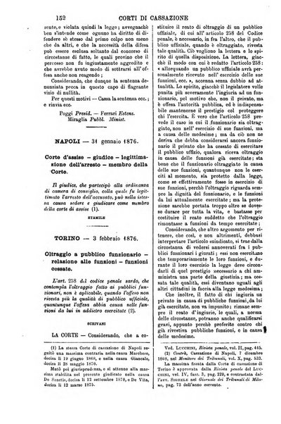 Annali della giurisprudenza italiana raccolta generale delle decisioni delle Corti di cassazione e d'appello in materia civile, criminale, commerciale, di diritto pubblico e amministrativo, e di procedura civile e penale