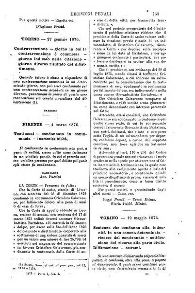 Annali della giurisprudenza italiana raccolta generale delle decisioni delle Corti di cassazione e d'appello in materia civile, criminale, commerciale, di diritto pubblico e amministrativo, e di procedura civile e penale