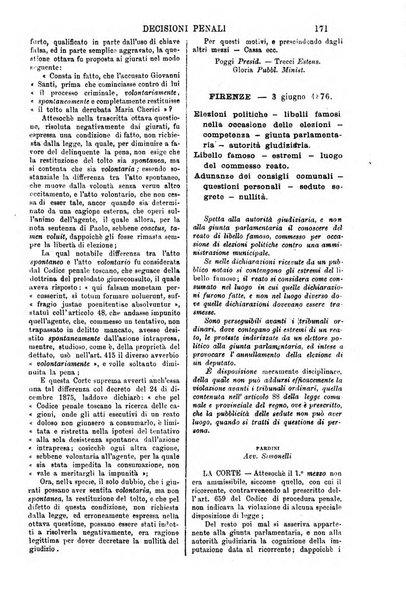 Annali della giurisprudenza italiana raccolta generale delle decisioni delle Corti di cassazione e d'appello in materia civile, criminale, commerciale, di diritto pubblico e amministrativo, e di procedura civile e penale