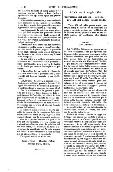 Annali della giurisprudenza italiana raccolta generale delle decisioni delle Corti di cassazione e d'appello in materia civile, criminale, commerciale, di diritto pubblico e amministrativo, e di procedura civile e penale