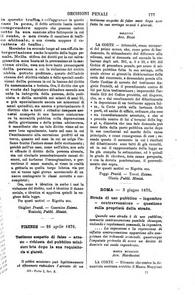 Annali della giurisprudenza italiana raccolta generale delle decisioni delle Corti di cassazione e d'appello in materia civile, criminale, commerciale, di diritto pubblico e amministrativo, e di procedura civile e penale