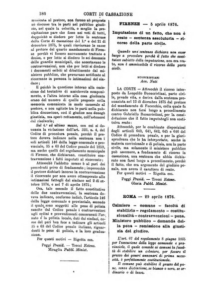 Annali della giurisprudenza italiana raccolta generale delle decisioni delle Corti di cassazione e d'appello in materia civile, criminale, commerciale, di diritto pubblico e amministrativo, e di procedura civile e penale