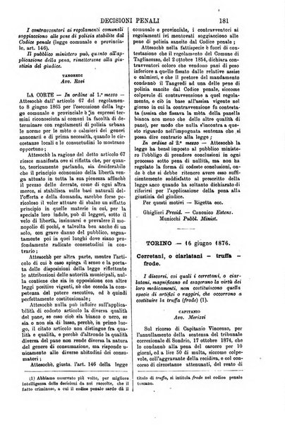 Annali della giurisprudenza italiana raccolta generale delle decisioni delle Corti di cassazione e d'appello in materia civile, criminale, commerciale, di diritto pubblico e amministrativo, e di procedura civile e penale