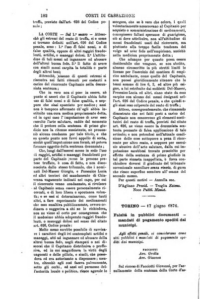 Annali della giurisprudenza italiana raccolta generale delle decisioni delle Corti di cassazione e d'appello in materia civile, criminale, commerciale, di diritto pubblico e amministrativo, e di procedura civile e penale