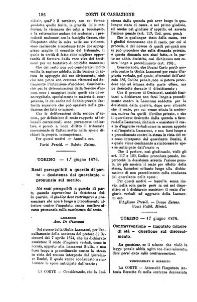 Annali della giurisprudenza italiana raccolta generale delle decisioni delle Corti di cassazione e d'appello in materia civile, criminale, commerciale, di diritto pubblico e amministrativo, e di procedura civile e penale