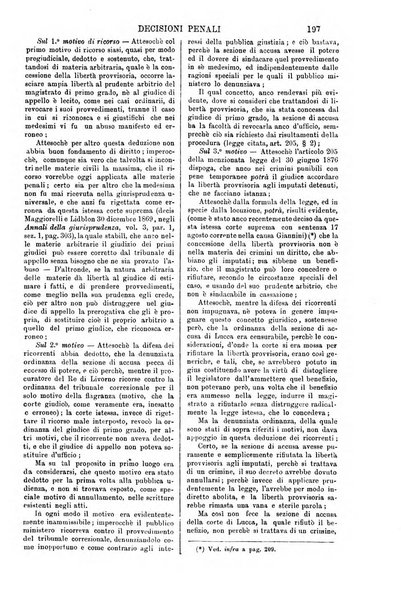 Annali della giurisprudenza italiana raccolta generale delle decisioni delle Corti di cassazione e d'appello in materia civile, criminale, commerciale, di diritto pubblico e amministrativo, e di procedura civile e penale