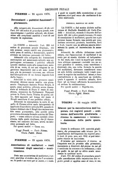 Annali della giurisprudenza italiana raccolta generale delle decisioni delle Corti di cassazione e d'appello in materia civile, criminale, commerciale, di diritto pubblico e amministrativo, e di procedura civile e penale