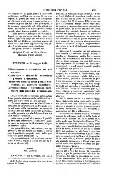 Annali della giurisprudenza italiana raccolta generale delle decisioni delle Corti di cassazione e d'appello in materia civile, criminale, commerciale, di diritto pubblico e amministrativo, e di procedura civile e penale