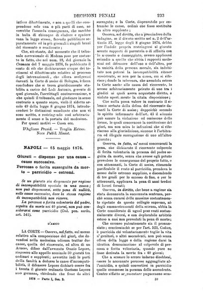 Annali della giurisprudenza italiana raccolta generale delle decisioni delle Corti di cassazione e d'appello in materia civile, criminale, commerciale, di diritto pubblico e amministrativo, e di procedura civile e penale