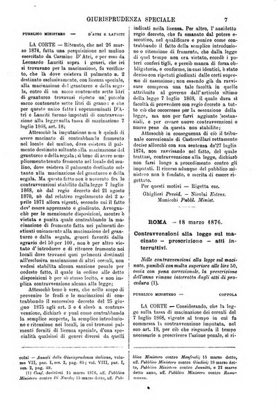 Annali della giurisprudenza italiana raccolta generale delle decisioni delle Corti di cassazione e d'appello in materia civile, criminale, commerciale, di diritto pubblico e amministrativo, e di procedura civile e penale