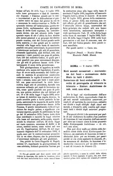 Annali della giurisprudenza italiana raccolta generale delle decisioni delle Corti di cassazione e d'appello in materia civile, criminale, commerciale, di diritto pubblico e amministrativo, e di procedura civile e penale