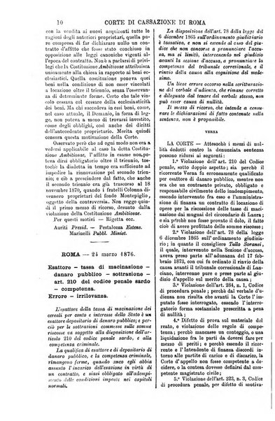 Annali della giurisprudenza italiana raccolta generale delle decisioni delle Corti di cassazione e d'appello in materia civile, criminale, commerciale, di diritto pubblico e amministrativo, e di procedura civile e penale