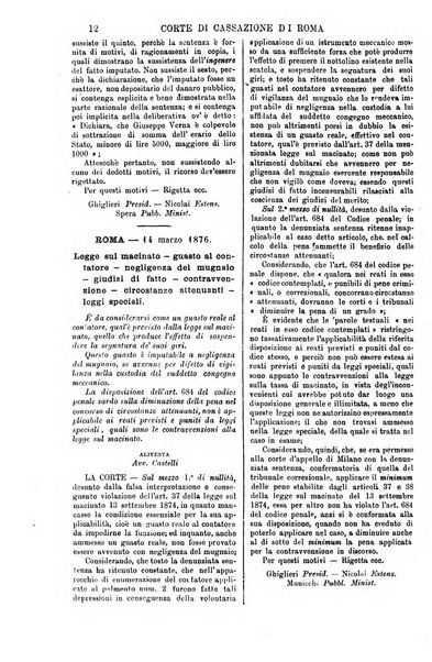 Annali della giurisprudenza italiana raccolta generale delle decisioni delle Corti di cassazione e d'appello in materia civile, criminale, commerciale, di diritto pubblico e amministrativo, e di procedura civile e penale