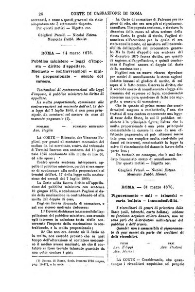 Annali della giurisprudenza italiana raccolta generale delle decisioni delle Corti di cassazione e d'appello in materia civile, criminale, commerciale, di diritto pubblico e amministrativo, e di procedura civile e penale