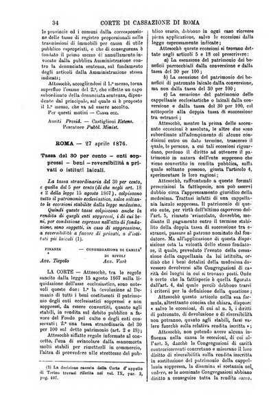 Annali della giurisprudenza italiana raccolta generale delle decisioni delle Corti di cassazione e d'appello in materia civile, criminale, commerciale, di diritto pubblico e amministrativo, e di procedura civile e penale