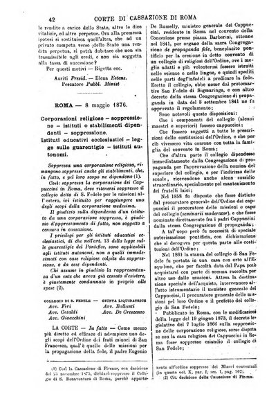 Annali della giurisprudenza italiana raccolta generale delle decisioni delle Corti di cassazione e d'appello in materia civile, criminale, commerciale, di diritto pubblico e amministrativo, e di procedura civile e penale