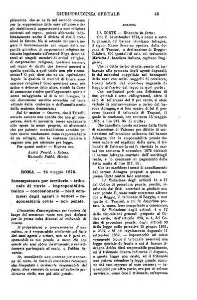 Annali della giurisprudenza italiana raccolta generale delle decisioni delle Corti di cassazione e d'appello in materia civile, criminale, commerciale, di diritto pubblico e amministrativo, e di procedura civile e penale