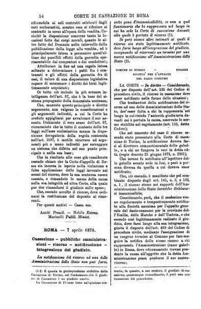 Annali della giurisprudenza italiana raccolta generale delle decisioni delle Corti di cassazione e d'appello in materia civile, criminale, commerciale, di diritto pubblico e amministrativo, e di procedura civile e penale