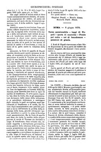 Annali della giurisprudenza italiana raccolta generale delle decisioni delle Corti di cassazione e d'appello in materia civile, criminale, commerciale, di diritto pubblico e amministrativo, e di procedura civile e penale