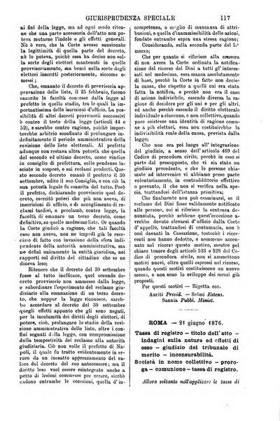 Annali della giurisprudenza italiana raccolta generale delle decisioni delle Corti di cassazione e d'appello in materia civile, criminale, commerciale, di diritto pubblico e amministrativo, e di procedura civile e penale