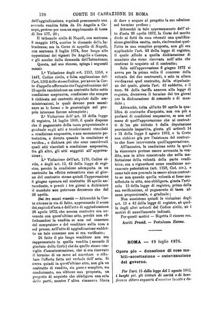 Annali della giurisprudenza italiana raccolta generale delle decisioni delle Corti di cassazione e d'appello in materia civile, criminale, commerciale, di diritto pubblico e amministrativo, e di procedura civile e penale