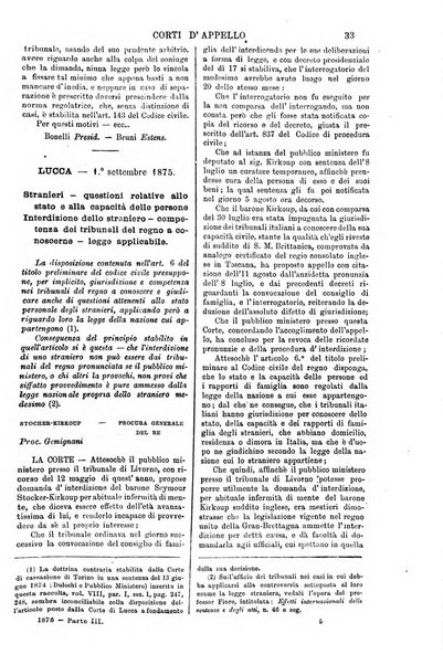 Annali della giurisprudenza italiana raccolta generale delle decisioni delle Corti di cassazione e d'appello in materia civile, criminale, commerciale, di diritto pubblico e amministrativo, e di procedura civile e penale