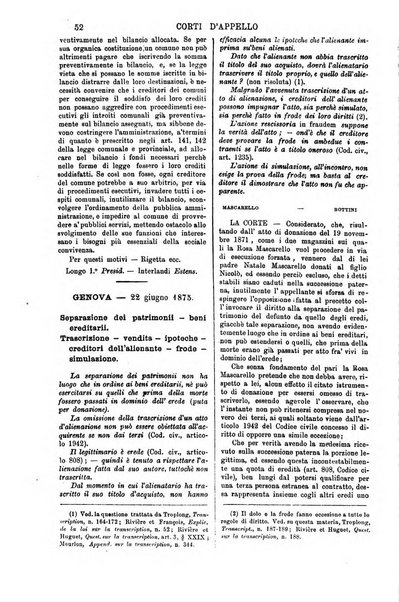 Annali della giurisprudenza italiana raccolta generale delle decisioni delle Corti di cassazione e d'appello in materia civile, criminale, commerciale, di diritto pubblico e amministrativo, e di procedura civile e penale