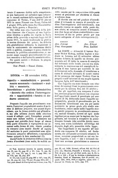 Annali della giurisprudenza italiana raccolta generale delle decisioni delle Corti di cassazione e d'appello in materia civile, criminale, commerciale, di diritto pubblico e amministrativo, e di procedura civile e penale