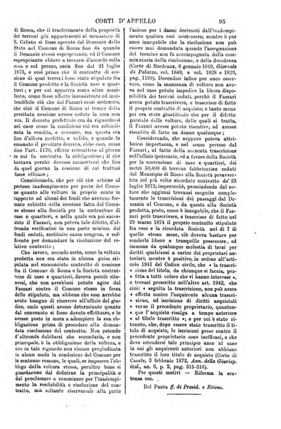 Annali della giurisprudenza italiana raccolta generale delle decisioni delle Corti di cassazione e d'appello in materia civile, criminale, commerciale, di diritto pubblico e amministrativo, e di procedura civile e penale