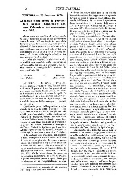 Annali della giurisprudenza italiana raccolta generale delle decisioni delle Corti di cassazione e d'appello in materia civile, criminale, commerciale, di diritto pubblico e amministrativo, e di procedura civile e penale