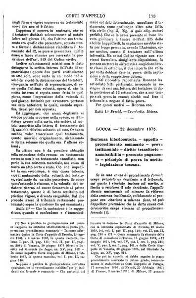 Annali della giurisprudenza italiana raccolta generale delle decisioni delle Corti di cassazione e d'appello in materia civile, criminale, commerciale, di diritto pubblico e amministrativo, e di procedura civile e penale