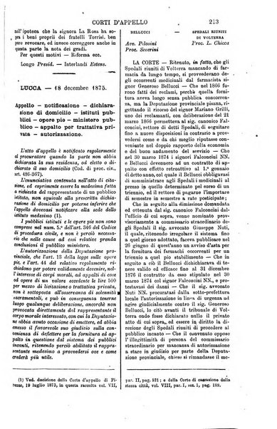 Annali della giurisprudenza italiana raccolta generale delle decisioni delle Corti di cassazione e d'appello in materia civile, criminale, commerciale, di diritto pubblico e amministrativo, e di procedura civile e penale