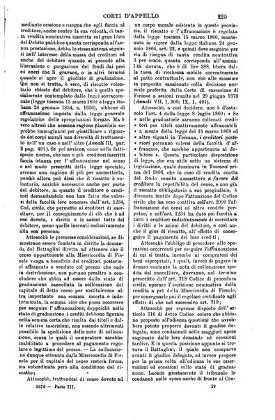 Annali della giurisprudenza italiana raccolta generale delle decisioni delle Corti di cassazione e d'appello in materia civile, criminale, commerciale, di diritto pubblico e amministrativo, e di procedura civile e penale