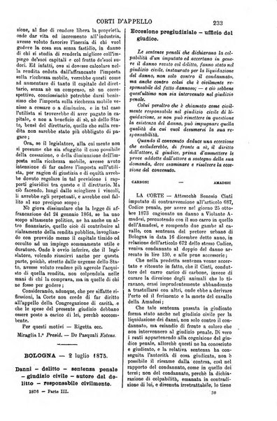 Annali della giurisprudenza italiana raccolta generale delle decisioni delle Corti di cassazione e d'appello in materia civile, criminale, commerciale, di diritto pubblico e amministrativo, e di procedura civile e penale