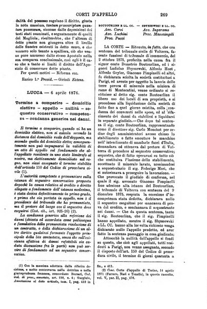 Annali della giurisprudenza italiana raccolta generale delle decisioni delle Corti di cassazione e d'appello in materia civile, criminale, commerciale, di diritto pubblico e amministrativo, e di procedura civile e penale