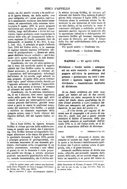 Annali della giurisprudenza italiana raccolta generale delle decisioni delle Corti di cassazione e d'appello in materia civile, criminale, commerciale, di diritto pubblico e amministrativo, e di procedura civile e penale