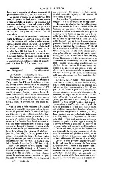 Annali della giurisprudenza italiana raccolta generale delle decisioni delle Corti di cassazione e d'appello in materia civile, criminale, commerciale, di diritto pubblico e amministrativo, e di procedura civile e penale